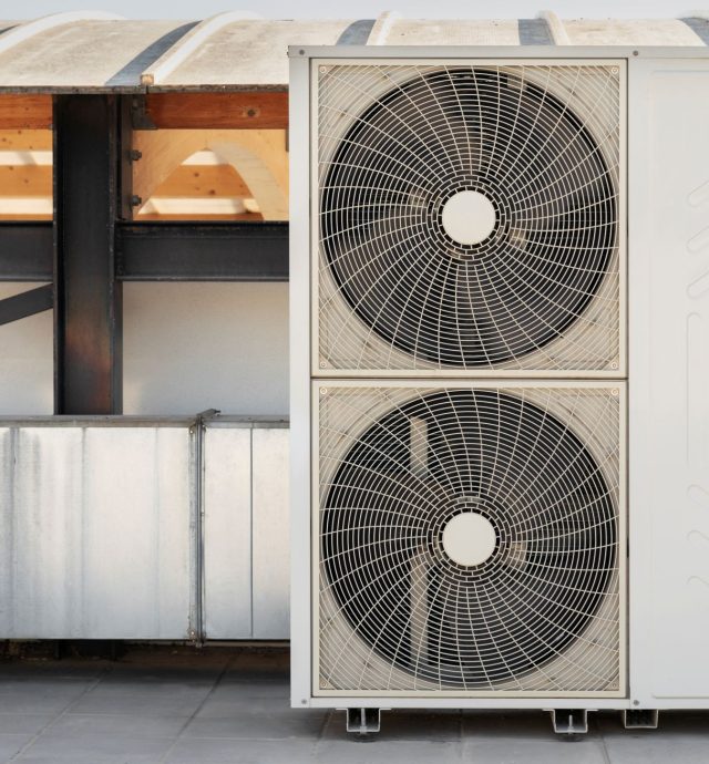 Detalle de un sistema de ventilación